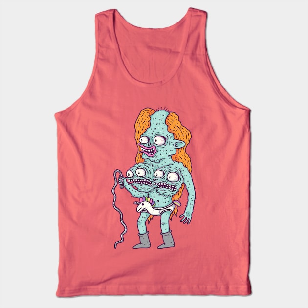 Monster Boobies Tank Top by hex